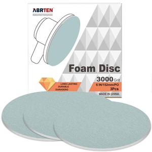 lot 260 image: 6-Inch P3000 Foam Wet Sanding Discs