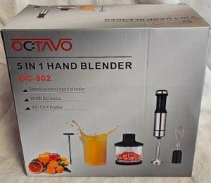 Octavo OC-802 5 in 1 Hand Blender 800W 120V