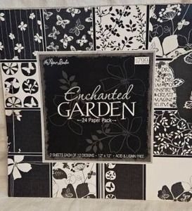 lot 323 image: Enchanted Garden Scrapbook Paper Pad