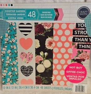 lot 324 image: Rooftop Garden Scrapbook Paper Pad&nbsp