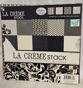 lot 333 image: La Creme Scrapbook Paper Pad with Flocking