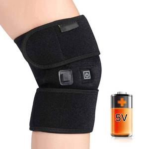 lot 5807 image: Heating Knee Brace Heat Pad for Knees, USB Heated Knee Support Brace, Knee Massager Joint Pain Reduce, 3 Temperature Levels Heated Knee Brace for Men Women Warming Joint Stiff Muscles Strains (ONE SIZE - PINK)&nbsp