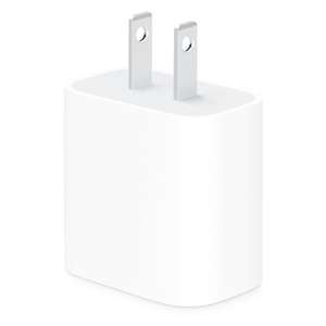 lot 5831 image: Apple - 20W USB-C Power Adapter - White - Retail $40