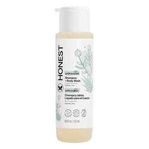 lot 5844 image: The Honest Company Sensitive Shampoo  Body Wash - Fragrance Free - 18 fl oz For Daily Use, All Hair Types, Liquid Form - Retail $18