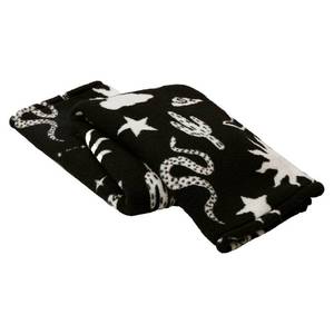 lot 5855 image: Celestial Garden Faux Shearling BlackWhite Throw - Retail $25