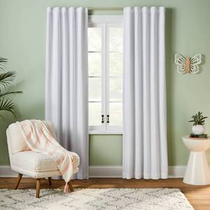 lot 5892 image: 84 Blackout Twill Solid Kids Panel White - Pillowfort - Retail $30