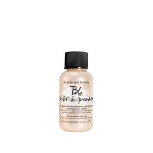 lot 5915 image: Bumble and bumble. Pret- &nbsp-powder Dry Shampoo Powder  Adds Volume, Texture  Absorbs Oil  Non-Aerosol  For All Wavy  Straight Hair Types, Mini Travel Size, 0.5 Ounce - Retail $16
