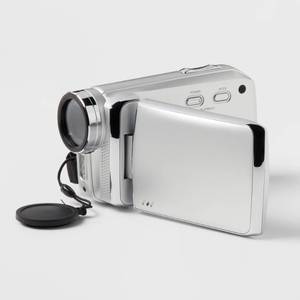 lot 5916 image: 8MP Camcorder - heyday Silver Built-In Microphone, 512GB Storage, 2.7K Video - Retail $130