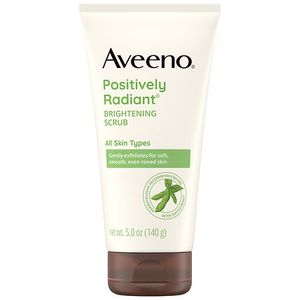 lot 5937 image: Aveeno Positively Radiant Brightening &amp Exfoliating Face Scrub  Face Wash  5 oz
