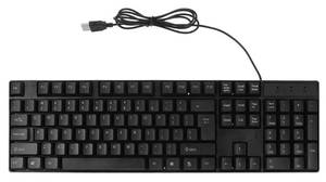 lot 5956 image: Wired Keyboard Full Size USB Computer Set for Laptop, PC, Desktop, Stable No Lag Corded Device for Office Work, School, Black - Retail $20
