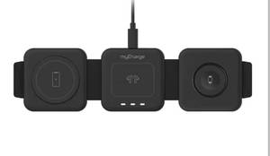 lot 5967 image: MyCharge 3-in-1 Folding Wireless Charging Pad&nbsp
