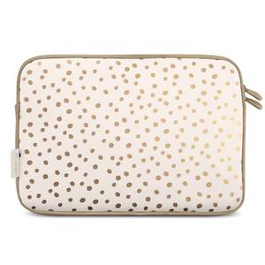 lot 2025 image: Dabney Lee 13.3 Laptop Sleeve - Champagne Dot - Retail $20