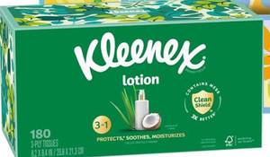 lot 2102 image: Kleenex Lotion Facial Tissues 180 3-Ply Sheets