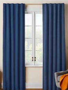lot 2108 image: 84 Blackout Twill Solid Kids Panel Navy - Pillowfort - Retail $30