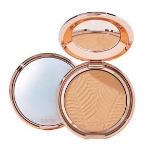 lot 2198 image: tarte Amazonian clay blurring powder foundation&nbsp Buildable Light-to-Medium Coverage, Natural Matte Longwear Finish, Blurs look of Pores, Vegan &amp Cruelty-Free, full size, 27S light-medium sand - Retail $40