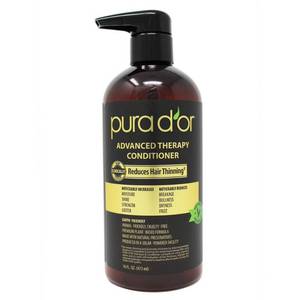 Pura d'or Advanced Therapy Conditioner - 16 fl oz: Moisturizing, Detangling, Aloe & Vitamin E, All Hair Types - Retail: $84