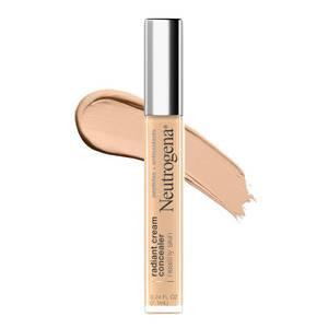 lot 2365 image: Neutrogena Healthy Skin Radiant Cream Concealer Makeup, Blurs and Conceals Dark Circles, Imperfections, Acne, and Blemishes, Under Eye Brightener, Bisque LightMedium 02, 0.24 fl oz - Retail $11