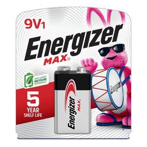 lot 2380 image: Energizer Max 9V Cell Batteries&nbsp Alkaline Battery Household Single-Use, 9 Volts