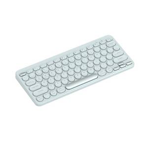 lot 2570 image: North Compact Round Key Wireless Keyboard - Mint Green - Retail $18