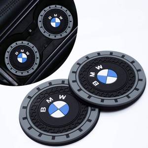 lot 2534 image: for BMW Car Cup Holder Coaster, Auto Cup Holder Insert Coaster Compatible with BMW 1 3 5 6 Series X1 X3 X7 X5 X6 Z4 7 M Series, 2PCS - Retail $10