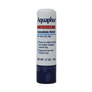 lot 2553 image: Aquaphor Lip Repair Immediate Relief For Very Dry Lips 0.17 Ounce 3 pack  - Retail $15