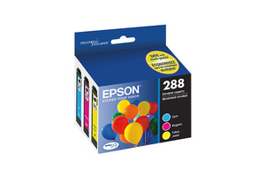 lot 2463 image: EPSON 288 DURABrite Ultra Ink Standard Capacity Color Combo Pack (T288520-S) Works with Expression XP-330  XP-430  XP-434  XP-340  XP-440  XP-446 - Retail $38
