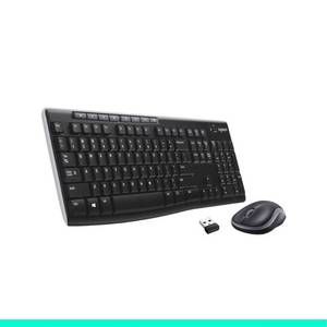 lot 2468 image: Logitech Wireless Keyboard and Mouse USB-A Full Size, Mechanical Switch, Business Use - Retail $60