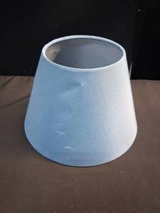 lot 2494 image: Baby Blue Lamp Shade 6 tall&nbsp