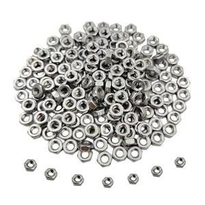 lot 2409 image: 100pcs M3-0.5 Hex Nut Stainless Steel 304(18-8) Metric Hexagon Nut for Bolts, Bright Finish, Full Thread (M3) - Retail $5