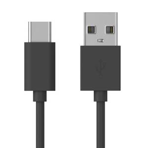 lot 2429 image: Just Wireless 6 TPU Type-C to USB-A Cable - Gray Male-to-Male Connector, 6ft Length - Retail $35