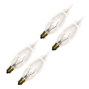 lot 2431 image: GE 16365 - 25CACL-CD4 CA10 Decor Light Bulb - Retail $23