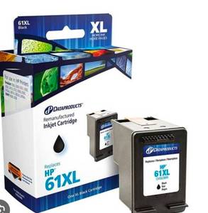 lot 2438 image: Remanufactured Black XL High Yield Single Ink Cartridge - Compatible with HP 61XL Ink Series (CH563W) - Dataproducts - Retail $27