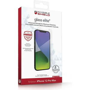lot 2444 image: ZAGG InvisibleShield Glass Elite Screen Protector for iPhone 12 PRO MAX Anti-Microbial Technology  Smudge-Free  Extreme Shatter  Case-friendly  Impact and Scratch Protection - Retail $40