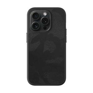 lot 2670 image: Incipio cru. iPhone 15 Pro Protective Case with MagSafe - Black Camo - Retail $50