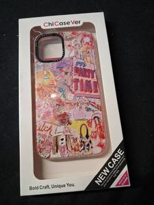 lot 2659 image: chiCaseVer New Case Party Time Phone Case iPhone 12 mini - Retail $26