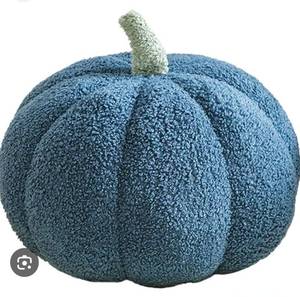 lot 2671 image: 2 pk Maxpetus 3D Simulated Pumpkin Pillow Plush - Retail $20