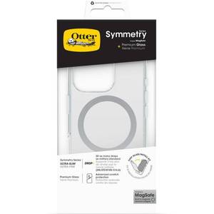 lot 2686 image: OtterBox Drop Protection Bundle for iPhone 16 Pro Symmetry Series Clear MagSafe Case 3x Tested to Military Standard and Premium Glass Screen Protector, Clear - Retail $30