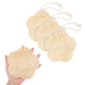 lot 2775 image: Tyqour Natural Loofah Sponge 3 Pack, Face Loofah &amp Body Exfoliator Scrubber, Eco-Friendly Shower Sponge for Body, Exfoliating Loofah for Men, Women, Kids&nbsp