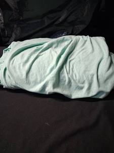 lot 2799 image: Jersey Sheet Queen Aqua Blue fitted sheet only
