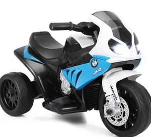 lot 5141 image: Costway Kids 6v BMW Licensed Ride On 3 Wheel Motorcycle - Retail $85