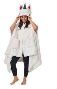 lot 17261 image: Members Mark Cozy Critter Wrap 43 x 81 Unicorn