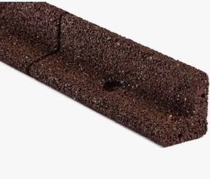 lot 17289 image: Rubberific 4-ft Brown Rubber Landscape Edging, Lot Of 5
