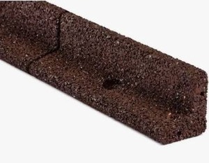 lot 17301 image: Rubberific 4-ft Brown Rubber Landscape Edging, Lot Of 5