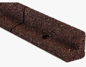 lot 17315 image: Rubberific 4-ft Brown Rubber Landscape Edging, Lot Of 5