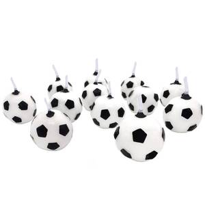 lot 13718 image: 12 Pcs Football Cake Candles Birthday Candles Soccer Candles Cupcake Toppers Cake Decorating Supplies,Football