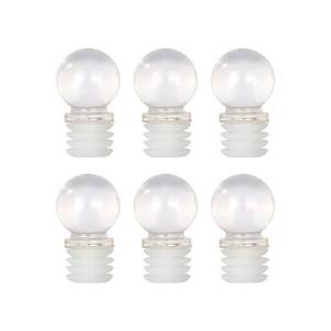 lot 13727 image: Magic Season Glass Bottle Stoppers for 0.7(18mm) Opening Bottles(5 Pcs) - Retail $10