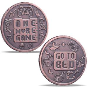 lot 13734 image: Ultimate Gamer Gift for Men - Double Sided Decision Maker Coin for Boyfriend, Husband & Gamers  Stress-Relieving Gaming Accessories for Birthday, Christmas & Valentines Day, Gamer Stocking Stuffer - Retail $13