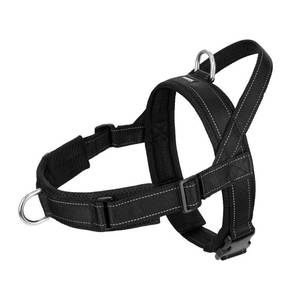 lot 13738 image: Arblina No Pull Dog Harness with Soft Mesh Padded, Fully Adjustable Walking Harness with Handle for Medium Large Dogs, Reflective Front Clip Harness for Training and Hiking, Black, L - Retail $28