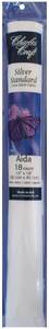 lot 13799 image: Charles Craft Silver Label Aida 18 Count 15X18 Soft Tube-White - Retail $6