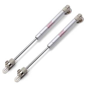 lot 13802 image: NAIERDI 2 Pack Gas Spring, 150N33lb, Gas Strut, Soft Close Hinges, Lid Support, Kitchen Cabinet Hinges - Retail $13